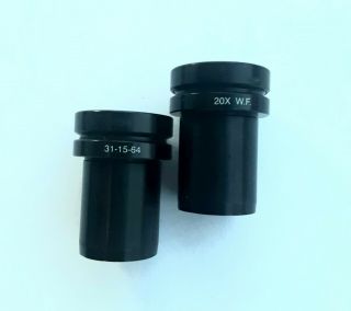 Bausch And Lomb 20x Wide Field Vintage Eyepieces