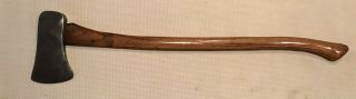 Vintage Stanley 3 - 1/2 " Lb " M " Camp Axe,  Handle Usa Tool
