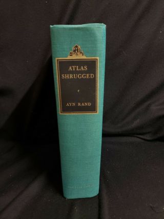 ATLAS SHRUGGED Ayn Rand 1957 Random House FIRST Edition 1st ptg Objectivism 2