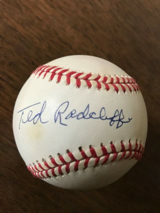 Ted Radcliffe Negro League Star Signed Baseball Psa Certified