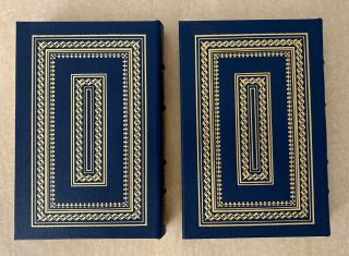 Easton Press Leather Bound - Atlas Shrugged 2 Volumes - Ayn Rand - Collector’s Ed. 3