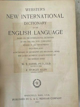 Webster ' s International Dictionary of the English Language. 3