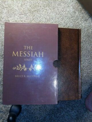 THE MESSIAH SERIES BRUCE R MCCONKIE BOX SET MORMON LDS LEATHER LOOK 2