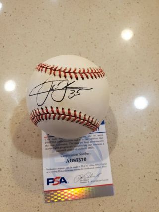 Frank Thomas Single Signed Baseball Autographed Auto Psa White Sox Hof