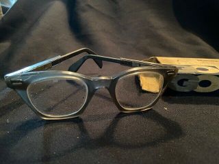 Vintage Industrial Safety Glasses Glensite Protective Spectacles Glendale Ny Iob