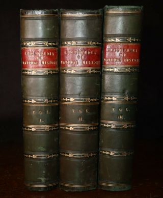 1835 British Cyclopaedia Of Natural History Partington 3 Vols 1st Ed 47 Plates