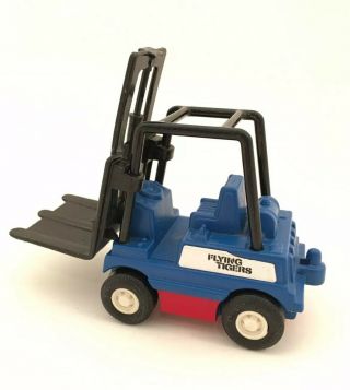 Vintage Tonka Fork Lift Flying Tigers Blue And Red 70 