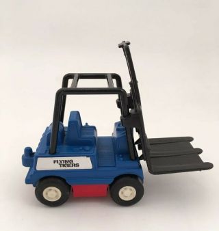 Vintage Tonka Fork Lift Flying Tigers Blue And Red 70 ' s Rare Forklift Truck Toy 2