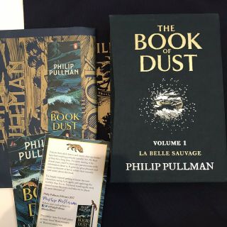 Philip Pullman Book Of Dust Vol 1 La Belle Sauvage - Signed Slipcase With