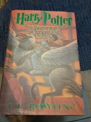 Jk rowling signed harry potter,  The Prisoner of Azkaban first American edition 2