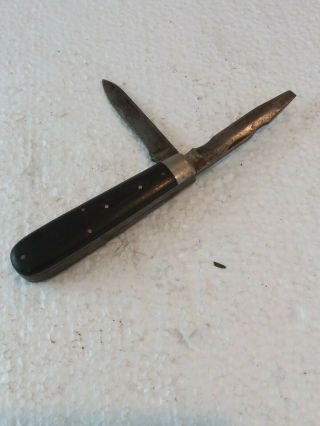 Vintage Schrade Cutlery Co Walden N.  Y.  2 Blade Electricians Pocket Knife