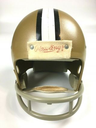 Vintage Orleans Saints Rawlings HNFL Large YOUTH Helmet 70 ' s/80 ' s 2