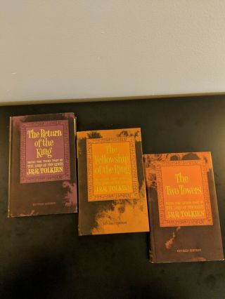 The Lord Of The Rings Trilogy,  Like 2nd Edition,  1965 W/ All Maps