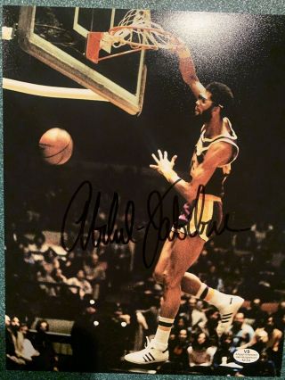 Lakers Kareem Abdul - Jabbar Signed 8x10 Photo 33 5 X Nba Champs