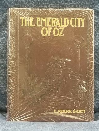 The Emerald City Of Oz L.  Frank Baum Easton Press Leather Hc Gold