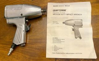 Vintage Sears Craftsman Medium Duty Impact Wrench 875 - 199941 1/2 " Drive