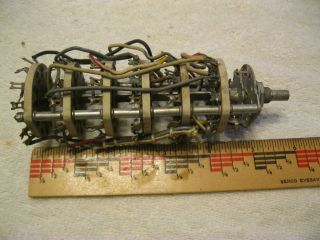 Large Vintage Ceramic 6 Position Rotary Switch
