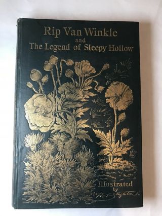1893 1st Edition Rip Van Winkle,  The Legend Of Sleepy Hollow Washington Irving
