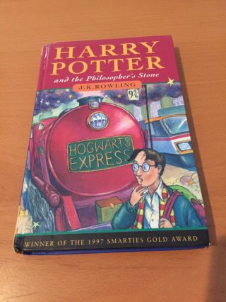 Harry Potter Philosophers Stone,  Hardcover,  1st Edition,  Uk Bloomsbury 3rd Print