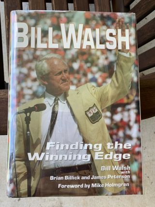 Finding The Winning Edge - Bill Walsh Hardcover Book