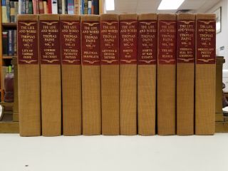The Life And Of Thomas Paine 10 Volumes 1925 Patriots 