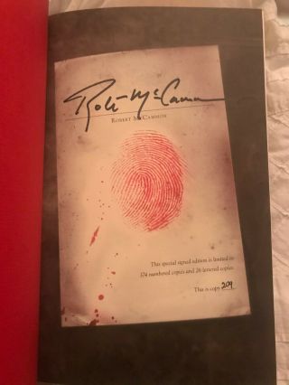 Robert McCammon The Queen of Bedlam Signed Limited Numbered Subterranean Press 2