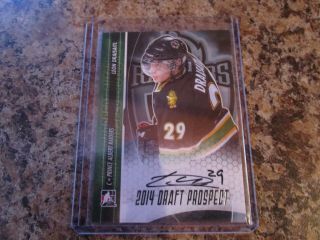 2013 - 14 Itg Leon Draisaitl Draft Prospect Silver Signed Edition A - Ld1 Oilers
