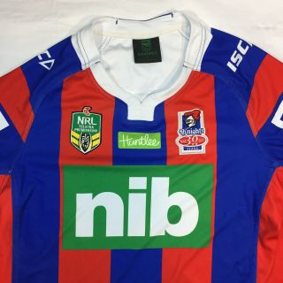 Vintage Newcastle Knights Canterbury Rugby Jersey Shirt NRL XL Mens Adult 2004 3