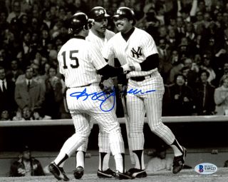 Reggie Jackson Autographed Signed 8x10 Photo Yankees Home Run Beckett 177601