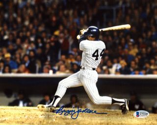Reggie Jackson Autographed Signed 8x10 Photo York Yankees Beckett 177595