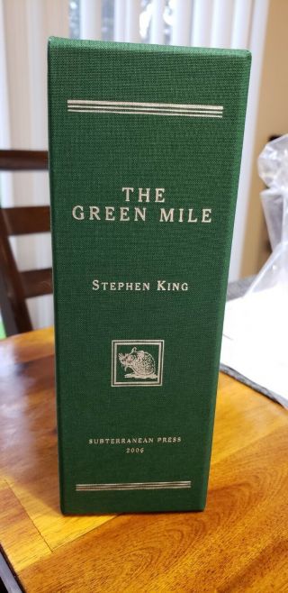 The Green Mile - - Stephen King,  6 Vol.  Slipcase Set,  Subterranean Press 2006