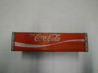 Enjoy Coca Cola Red Wood Crate Case Vintage