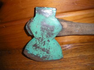 Vintage HAND FORGED Broad Axe / Hatchet stamped Beatty / 1800 ' s Blacksmith made 2