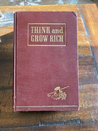 Think And Grow Rich Signed By Napoleon Hill 1938 Autographed