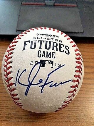 Kyle Farmer Signed Autographed 2015 Futures Game Baseball Dodgers