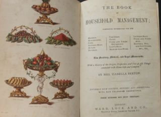 BEETON,  MRS.  ISABLLA.  The book of household management.  2nd edition [ 1869 ] 2