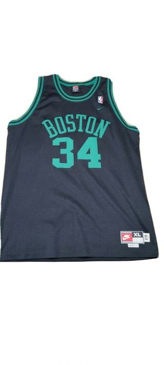 Vintage Nike Rewind Nba Boston Celtics Paul Pierce Swingman Jersey Size Xl
