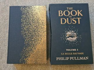 Signed Ltd Ed The Book Of Dust 1 La Belle Sauvage Philip Pullman Supports Nhs