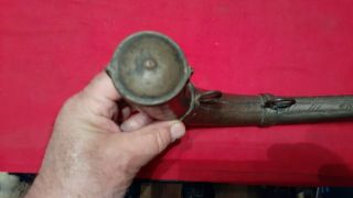 Antique Brass Ornate Gun Powder Horn 3