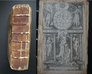1634 Sir Walter Raleigh Atlas Historie Of The World Inc The Minde Of The Fronte