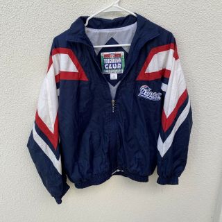 England Patriots Vintage 90s Windbreaker Jacket Youth Large 4s Dp