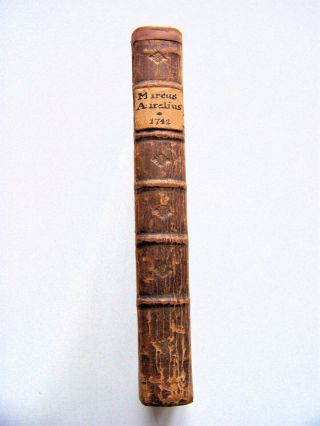 1742 Edition The Meditations Of The Emperor Marcus Aurelius Antoninus Leather