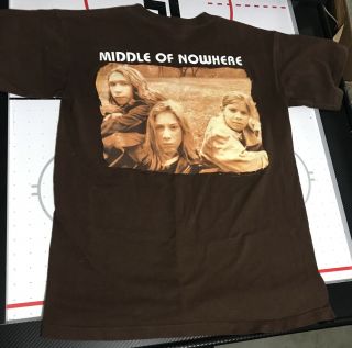 Vintage 1997 Hanson Middle Of Nowhere Shirt / Brown / Minor Flaws