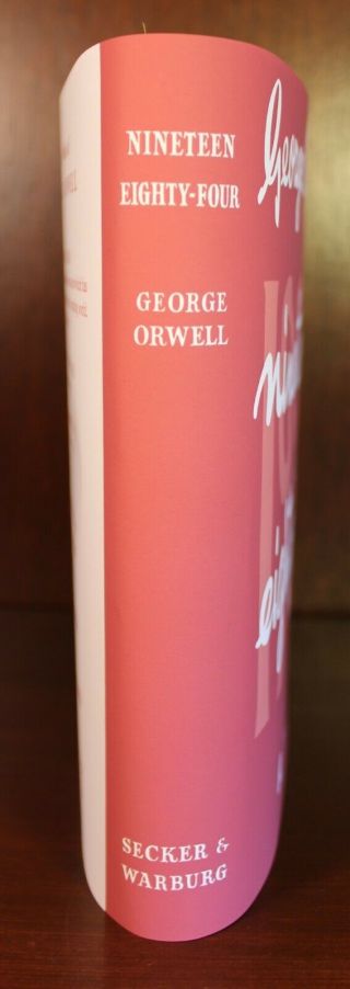 George Orwell 1984 Nineteen Eighty Four 1st First UK Edition 1949 2