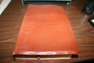 1985 NKJV King James Ryrie Study Bible Saddle Brown Cowhide 2