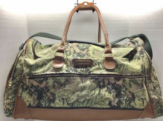 Vintage Luggage American Tourister Floral Tapestry Duffle Bag Overnight