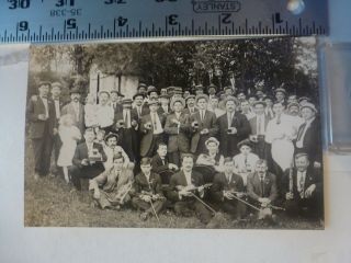 Vintage Postcard - Rppc Band And Well Dressed Men With Beer Allentown Pa 1910 