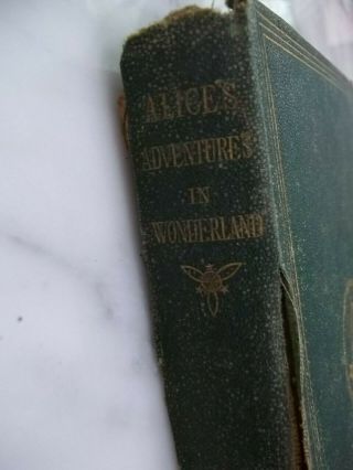 ALICE ' S ADVENTURES IN WONDERLAND by LEWIS CARROLL 1ST AMERICAN EDITION 1869 3