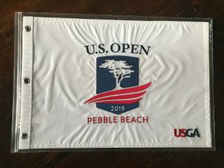 2019 Us Open Pebble Beach " Last Ones " Embroidered Official Golf Pin Flag