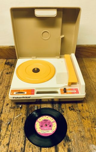 Fisher Price Model No 825 Vintage Record Player Kids 33 45 Phonograph